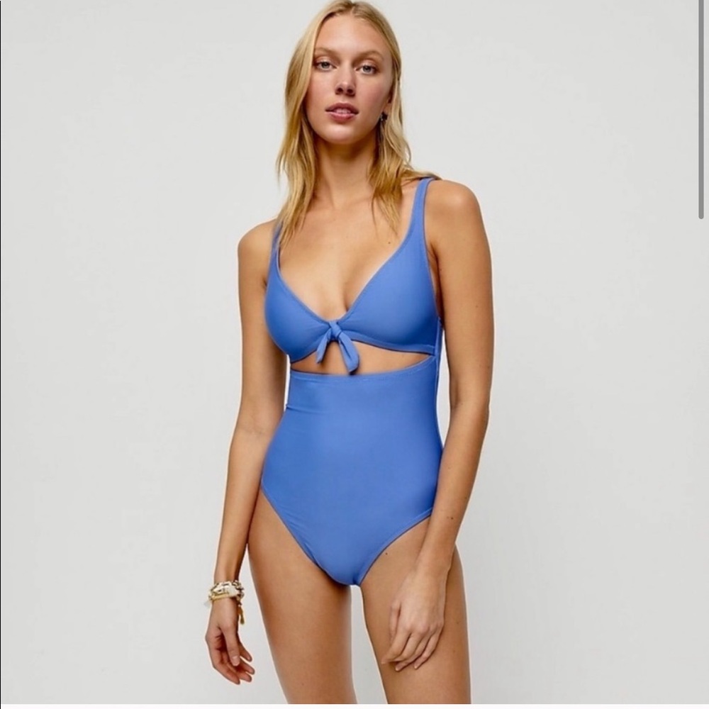 NWT Jcrew tie-cutout one piece swimsuit